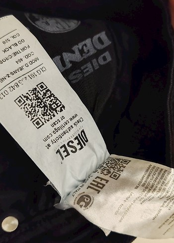 Erkek Siyah Baskılı Kot Pantolon - Görsel 6