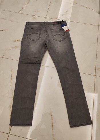 Gri Regular Fit Erkek Kot Pantolon - Görsel 6