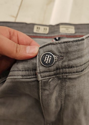 Gri Regular Fit Erkek Kot Pantolon - Görsel 3