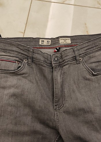 Gri Regular Fit Erkek Kot Pantolon - Görsel 2