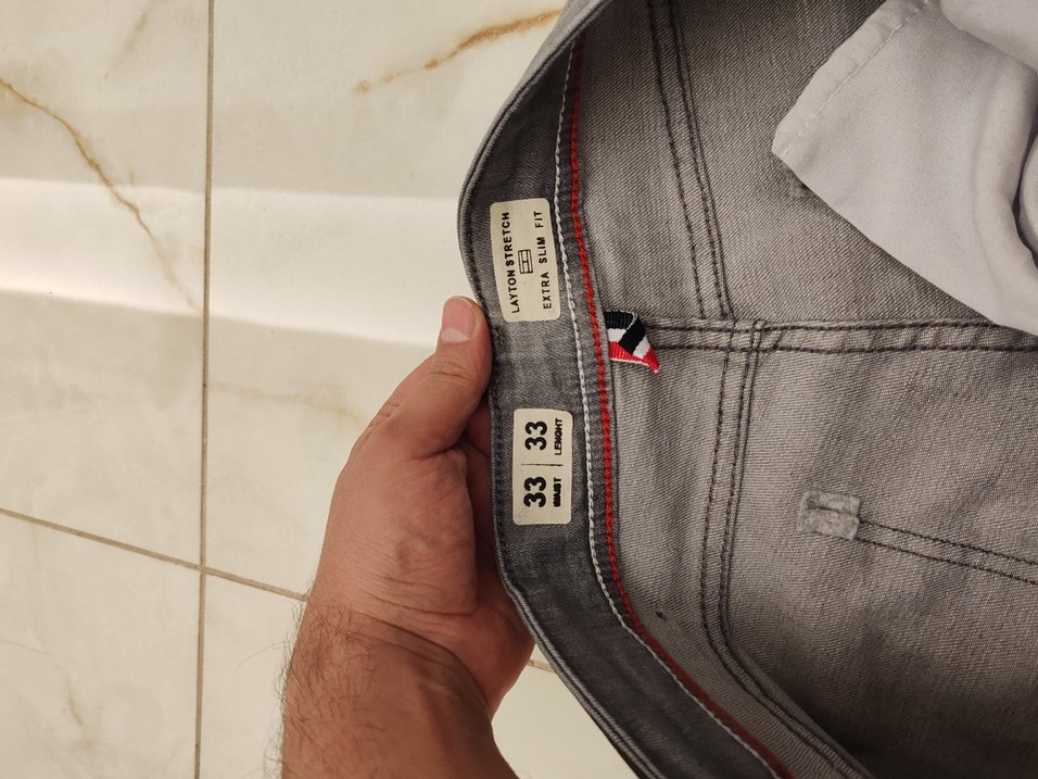 Gri Regular Fit Erkek Kot Pantolon - Görsel 5