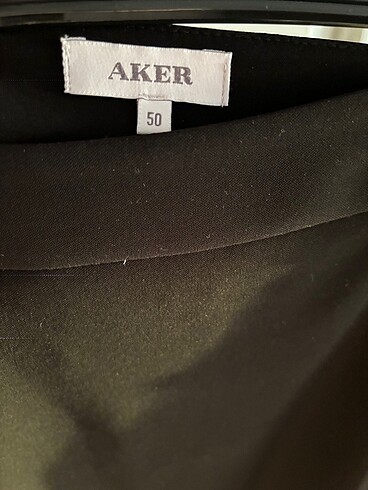 50 Beden siyah Renk Aker etek