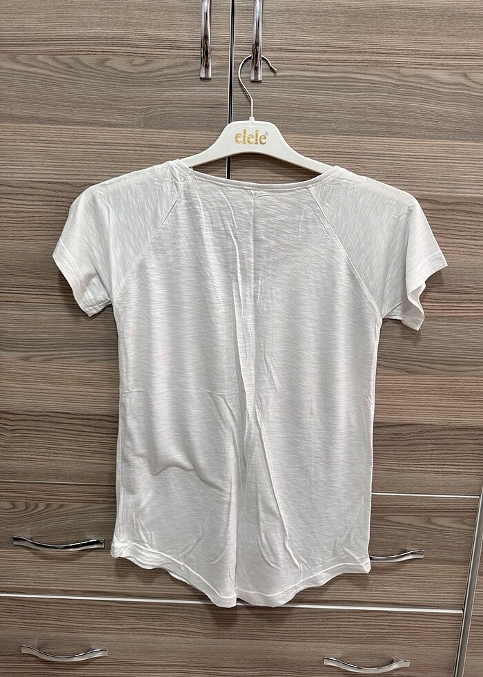 Zara Beyaz Tshirt - Görsel 2