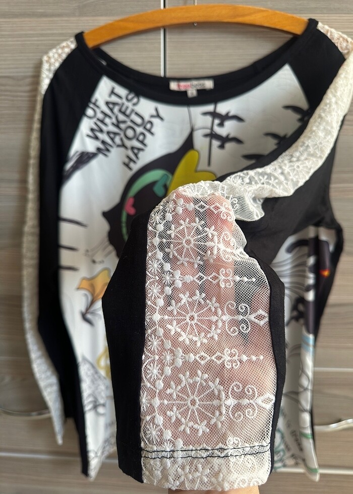 Desenli Bluz - Görsel 4