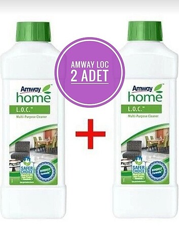 Amway Home Loc Çok Amaçlı Temizleyici 2'li