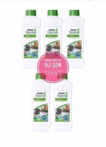Amway Home Loc Çok Amaçlı Temizleyici 5 li 