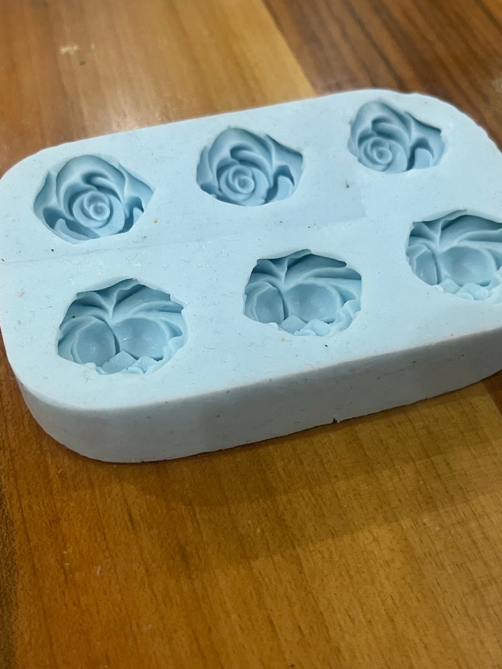 Gül Desenli Silikon kalıp - Görsel 2