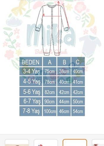 Bebek Beyaz astronot Uzun Kollu uyku Tulumu - Görsel 3