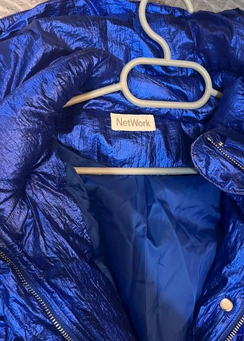 Parlak Neon Kar Kayak Puffy şişme mont - Görsel 2