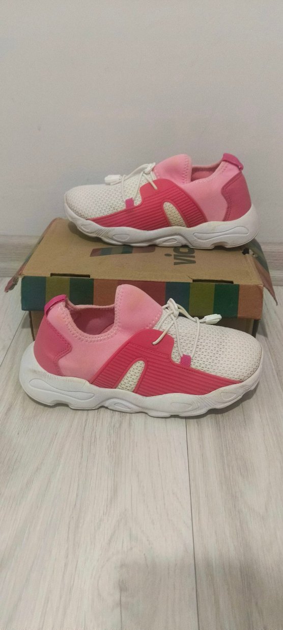 Kız Çocuk Pembe Vicco Bağcıklı Spor Ayakkabı - Görsel 2