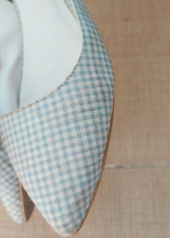 Piti Pöti Kareli Bantlı Fiyonklu Kadın Babet - Görsel 4