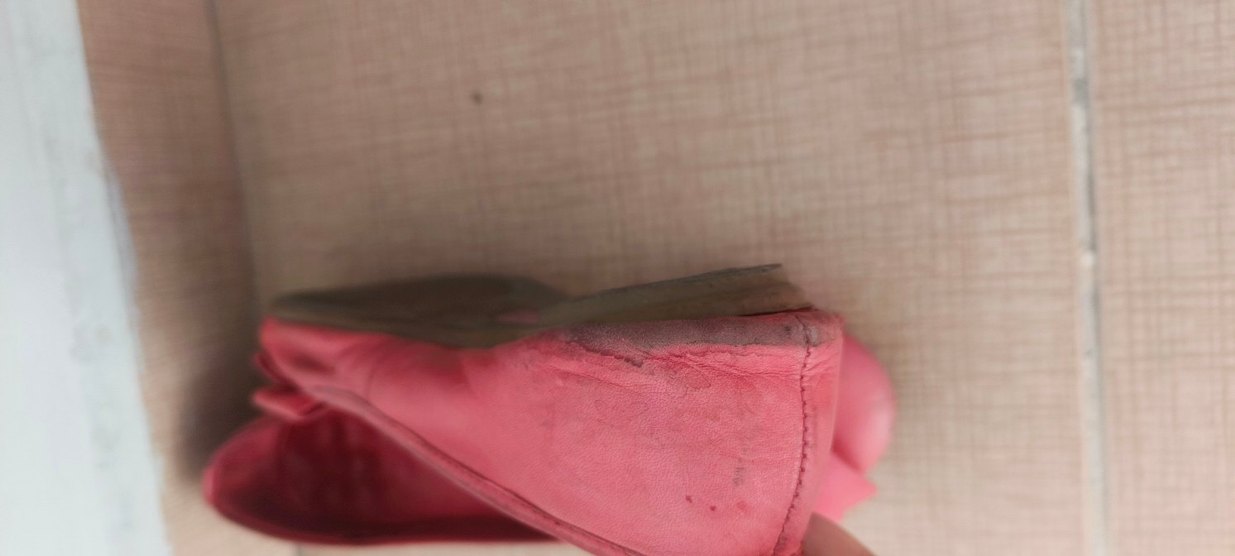 Bambi Fiyonku Gerçek Deri Kırmızı babet - Görsel 5