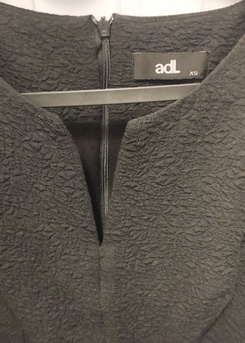 Adil Işık Nakışlı Siyah Midi Elbise - Görsel 3