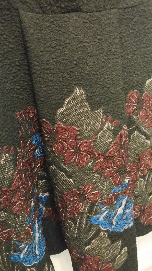 Adil Işık Nakışlı Siyah Midi Elbise - Görsel 2