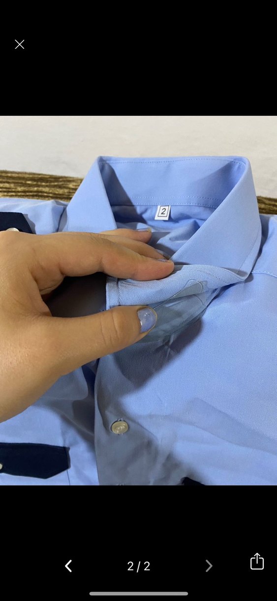 Mavi Erkek Gömlek - Görsel 2