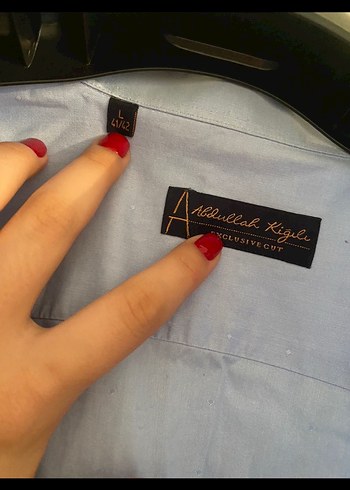 Mavi Keten Kısa Kollu Erkek Gömlek - Görsel 3