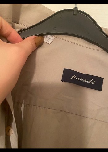 Bej Keten Erkek Uzun Kollu Gömlek - Görsel 2