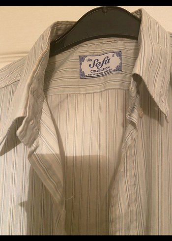 Gri Kısa Kollu Keten Erkek Gömlek - Görsel 3