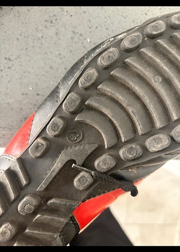 Kırmızı Erkek Futbol Ayakkabısı Cırt Cırtlı - Görsel 2