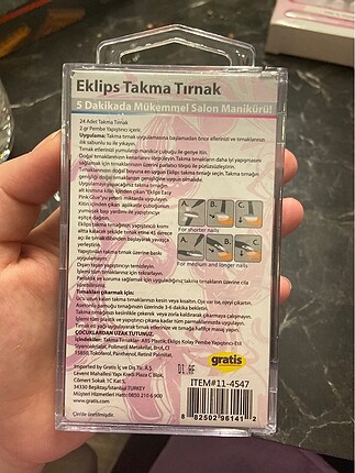 Diğer Ekilips ayak takma tırnak