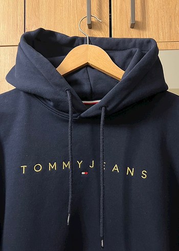 Tommy Jeans Lacivert Kapüşonlu Sweatshirt - Görsel 3