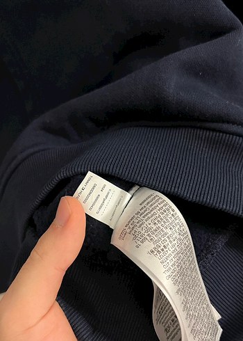 Tommy Jeans Lacivert Kapüşonlu Sweatshirt - Görsel 5