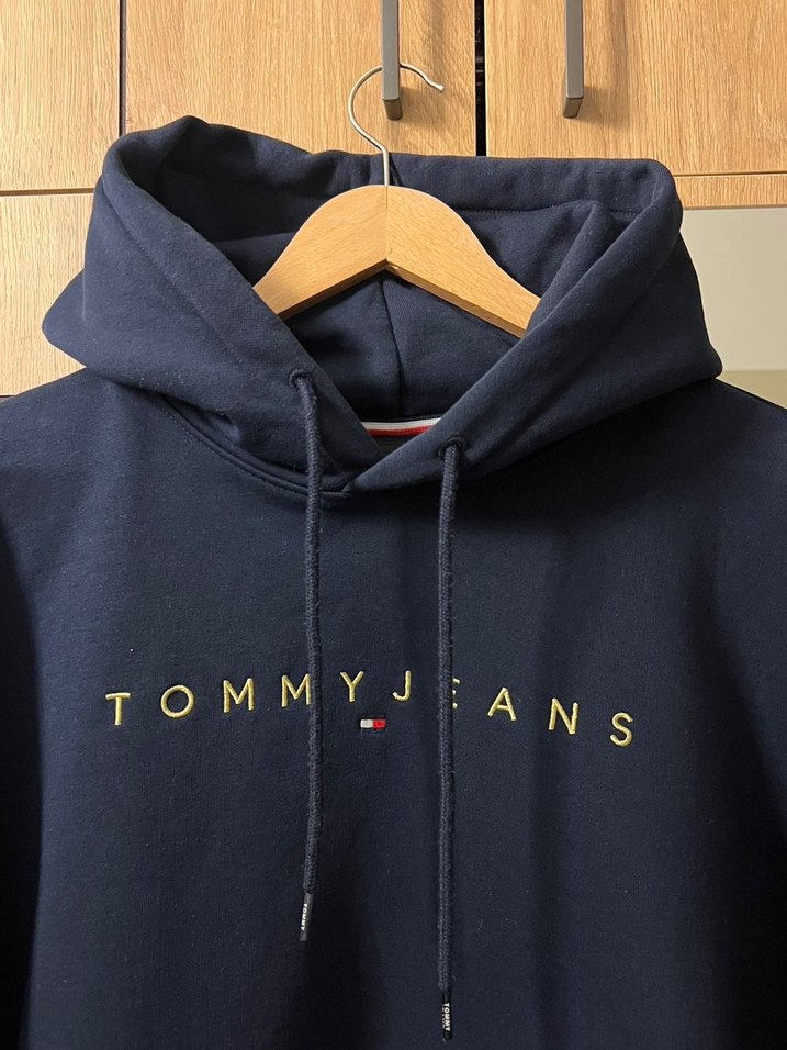 Tommy Jeans Lacivert Kapüşonlu Sweatshirt - Görsel 3
