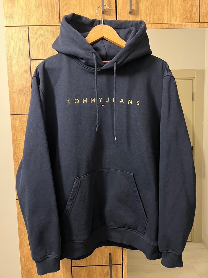 Tommy Jeans Lacivert Kapüşonlu Sweatshirt - Görsel 2