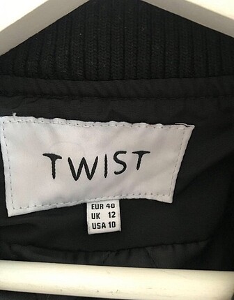 40 Beden siyah Renk Twist bomber ceket