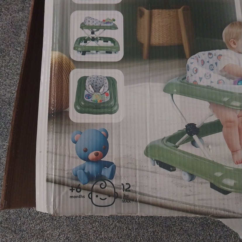 Gri Bebek Yürüteci Oyuncaklı - Görsel 5