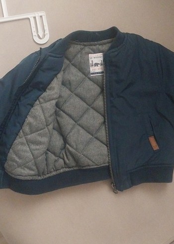 Lacivert Fermuarlı Erkek Çocuk Mont - Görsel 3