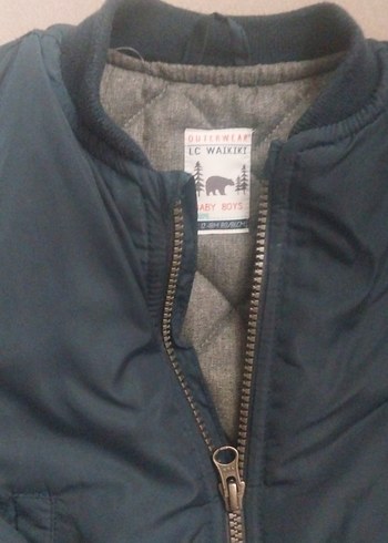 Lacivert Fermuarlı Erkek Çocuk Mont - Görsel 2