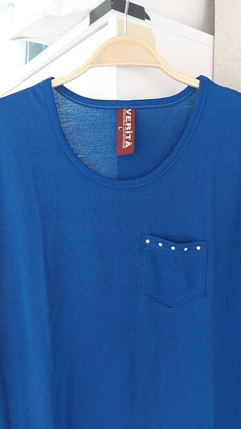 l Beden mavi Renk Tshirt