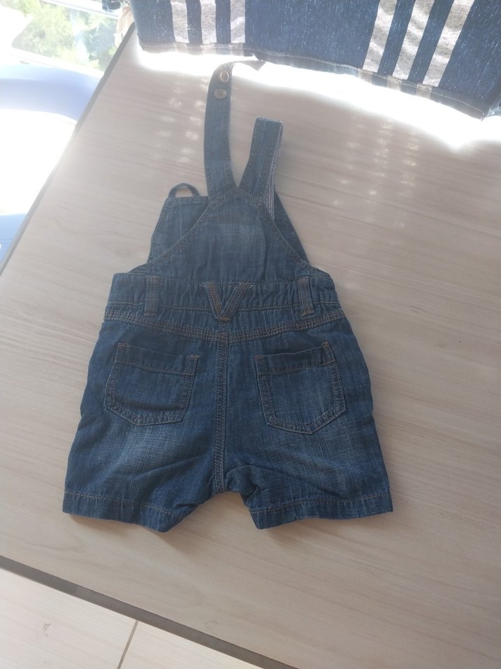 Mavi Nakışlı Erkek Kot Slopet - Görsel 3