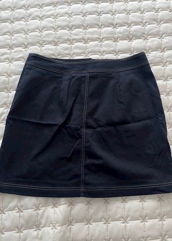 Koton Düğmeli Denim Mini Etek