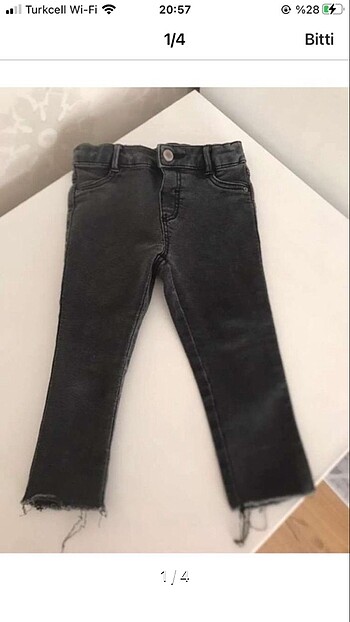 Zara kız bebek pantolon