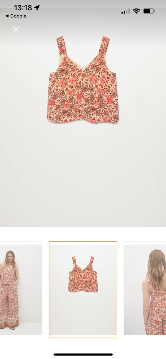 Bohem V Yaka Desenli Kadın Bluz - Görsel 2