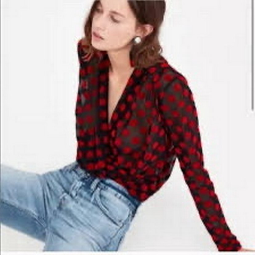 Zara Tül transparan Bluz - Görsel 2