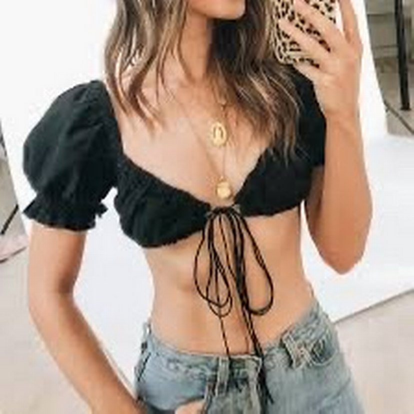 IAMNOTBASIC CROP TOP - Görsel 3