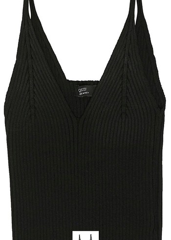 Siyah V Yaka Kadın Bluz - Görsel 2