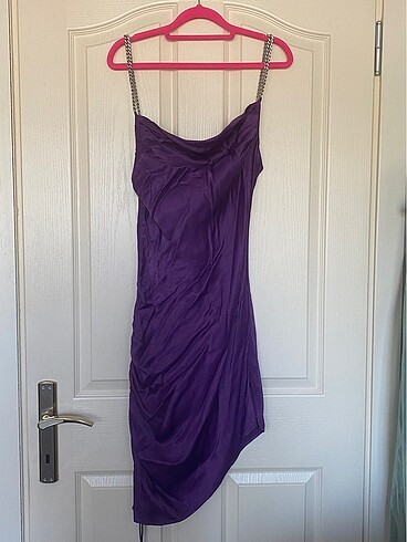 Zara Mor Elbise - Görsel 5