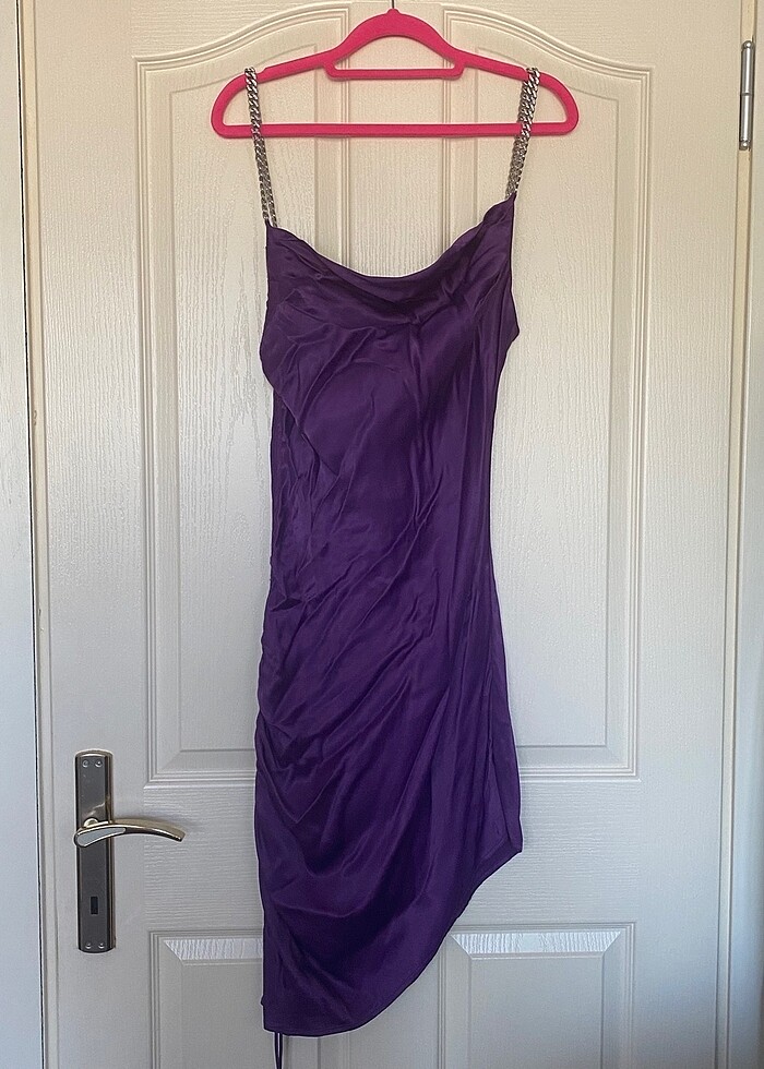 Zara Mor Elbise - Görsel 5