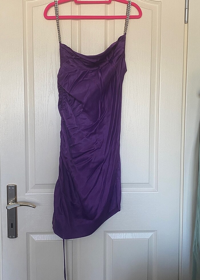 Zara Mor Elbise - Görsel 4
