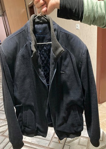 Erkek Siyah Midi Boy Fermuarlı Ceket - Görsel 5