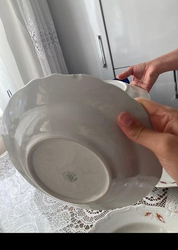 Parlak kahverengi 4 adet yemek tabağı - Görsel 6