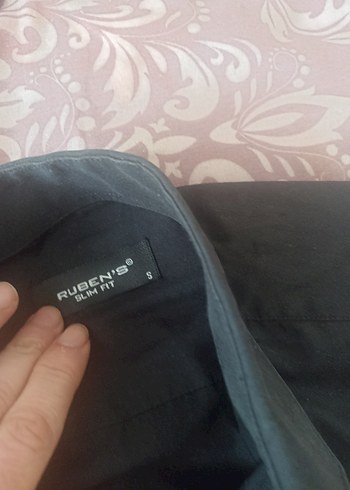 Siyah Düğmeli Uzun Kollu Erkek Gömlek - Görsel 6