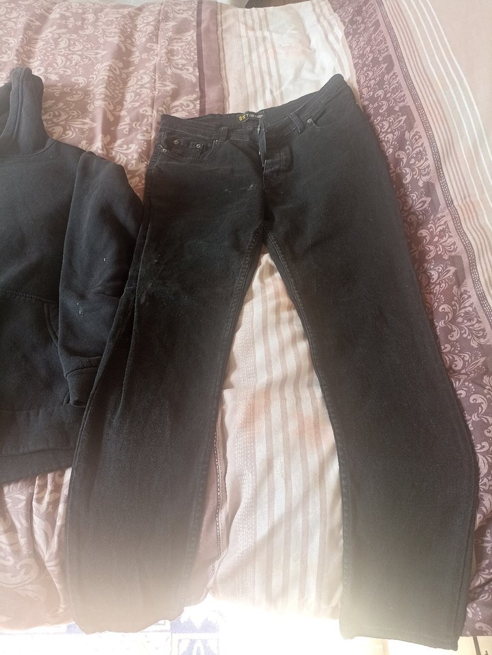 Gri Bel Detaylı Oversize Sweatshirt - Görsel 3