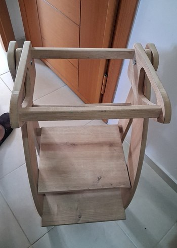 Beden Pikler Montessori Ahşap Çocuk ogrenme kulesı merdivenli