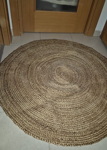 Yuvarlak Hasır jut  Halı zara - Görsel 2