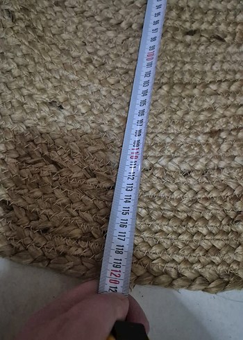 Yuvarlak Hasır jut  Halı zara - Görsel 5